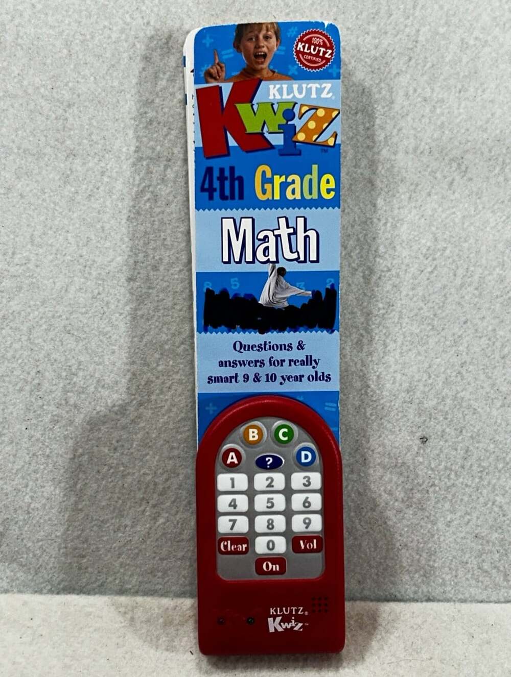 Klutz Kwiz 4th Grade Math Electronic Quiz Game Tested Working Excellent